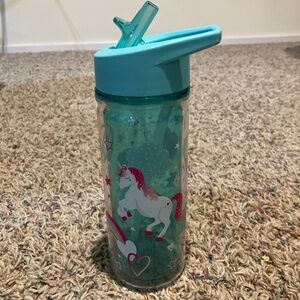 Kid’s Unicorn Reusable Plastic Water Bottle
